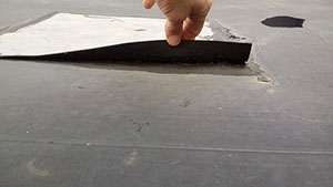 Rubber roof repair Pearland Tx