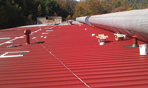 Commercial roofing contractor in Texas