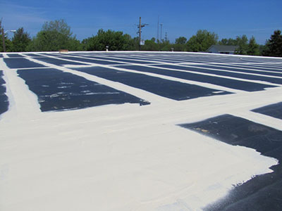 Rubber roof repair in Houston Texas