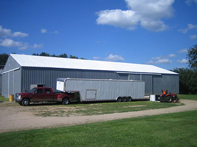 Commercial Building Metal Roof Restoration White