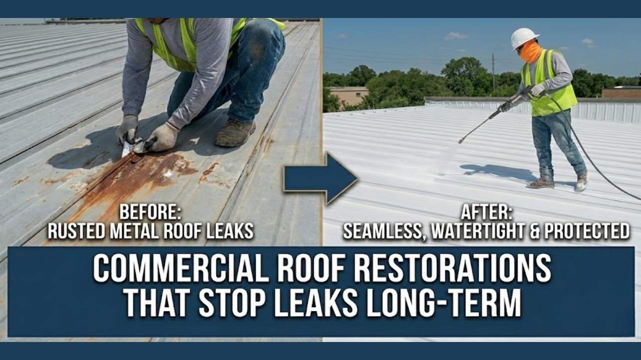 What Causes a Roof to Leak in Commercial Buildings 3 What causes a roof to leak in commercial buildings in Houston
