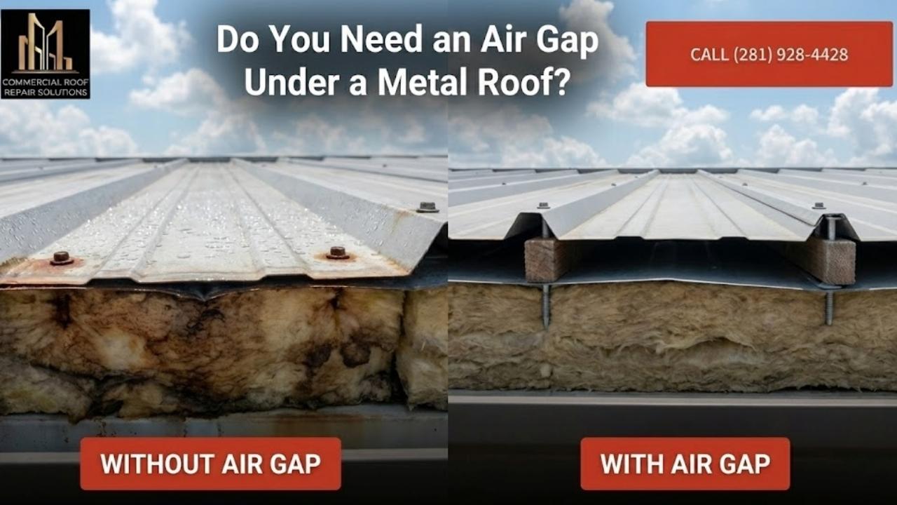 Do you need an air gap under a metal roof? 3 Do You Need an Air Gap Under a Metal Roof in Houston?