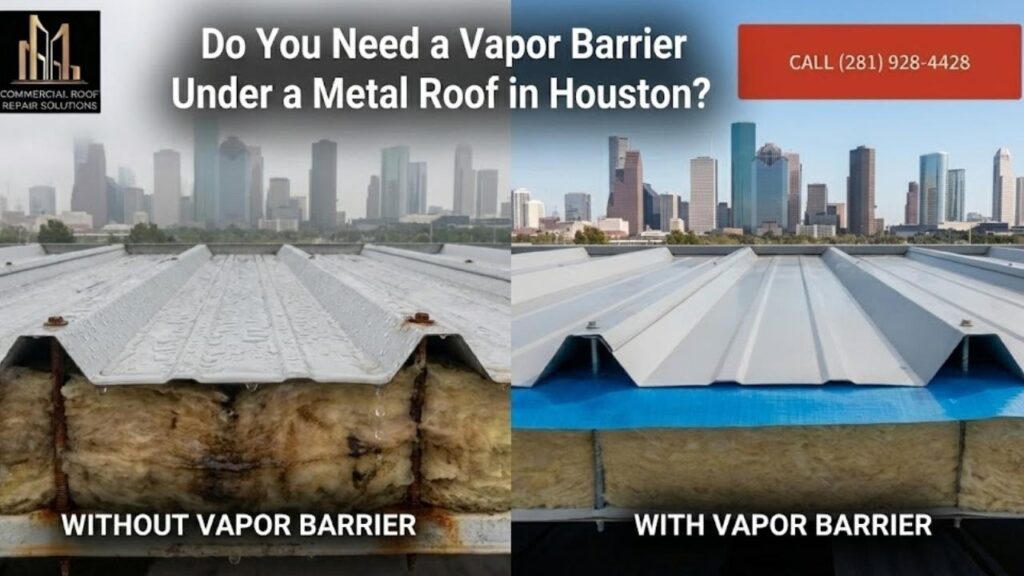 Do You Need a Vapor Barrier Under a Metal Roof in Houston Buildings?