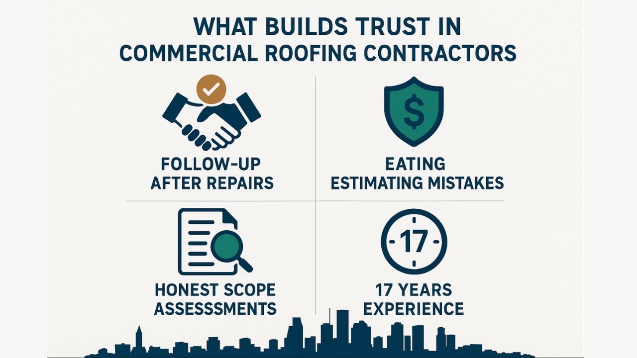How Do You Know Which Commercial Roofing Contractor to Trust In Houston? 9 What 17 Years of Experience Really Means for Your Roof Commercial Roof Repairs