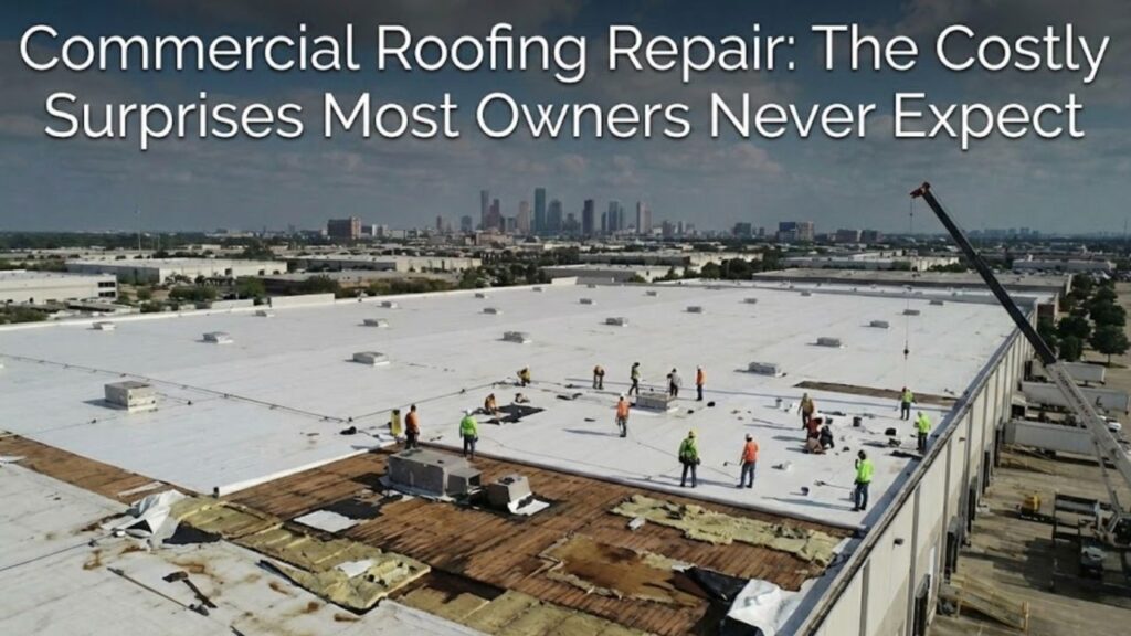 Commercial roofing repair in Houston and why surprises happen