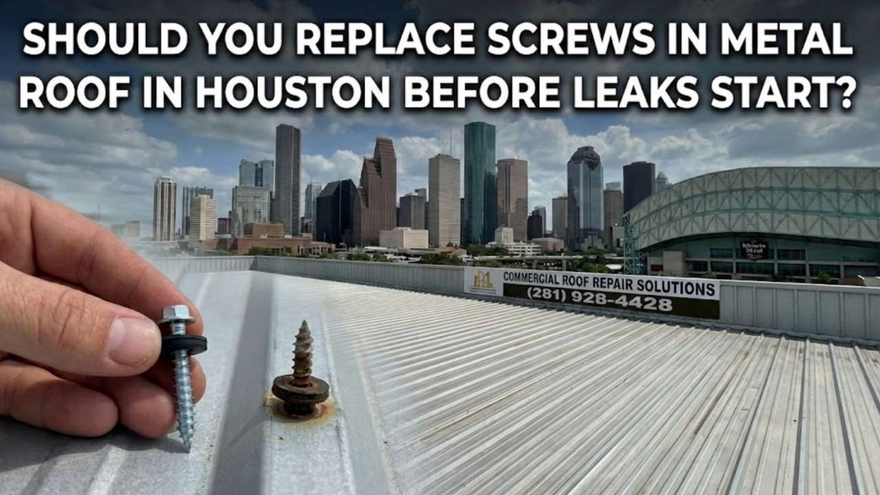 Should you replace screws in metal roof in Houston? 3 Should you replace screws in metal roof in Houston before leaks start?