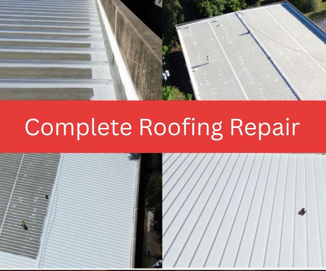 Commercial Roofing Repair Example in Houston TX