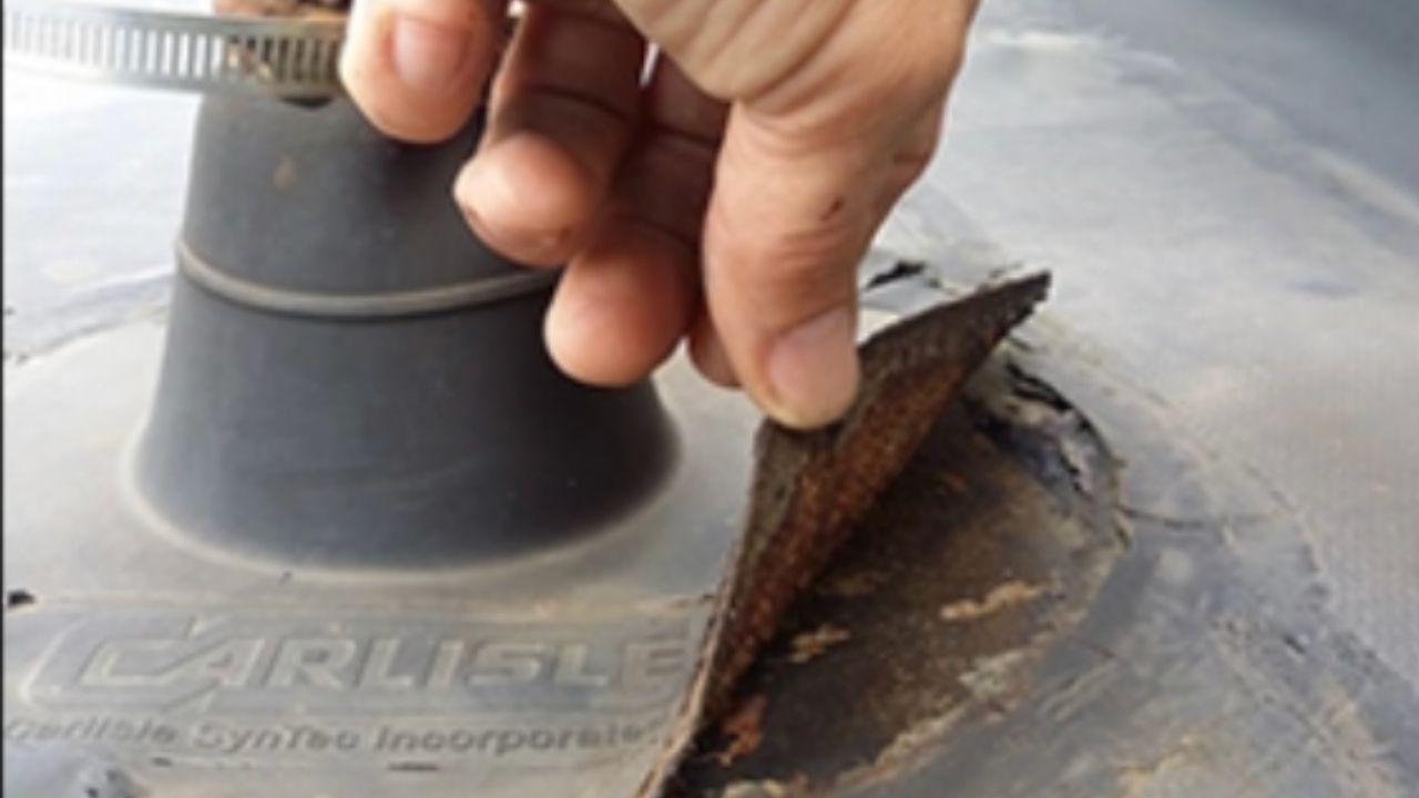 What's Really Killing Your TPO Roof Before Its Time? 9 Deteriorated Sealant in Pitch Pockets Commercial Roof Repair Solutions Houston, TX