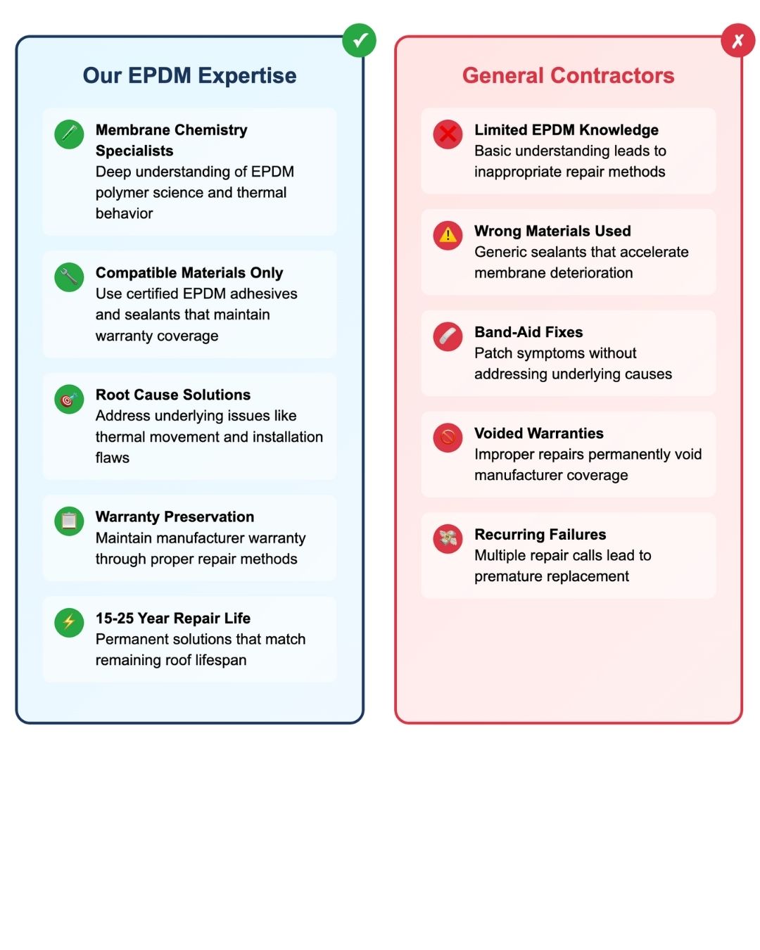 Rubber Roof Repair Services In Houston, TX 6 EPM Rubber Roof Beneftis