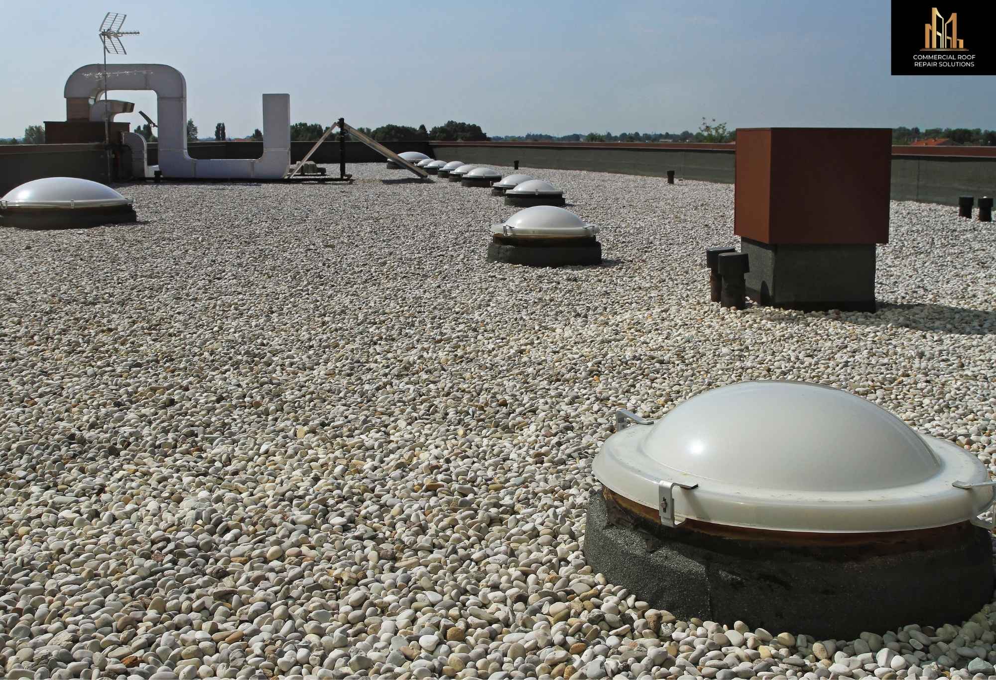 Gravel Roof Restoration in Houston, TX 3 Gravel Roof Restoration Commercial Roof Repari Solutions