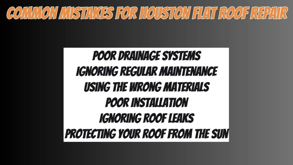 Houston Flat Roof Repair