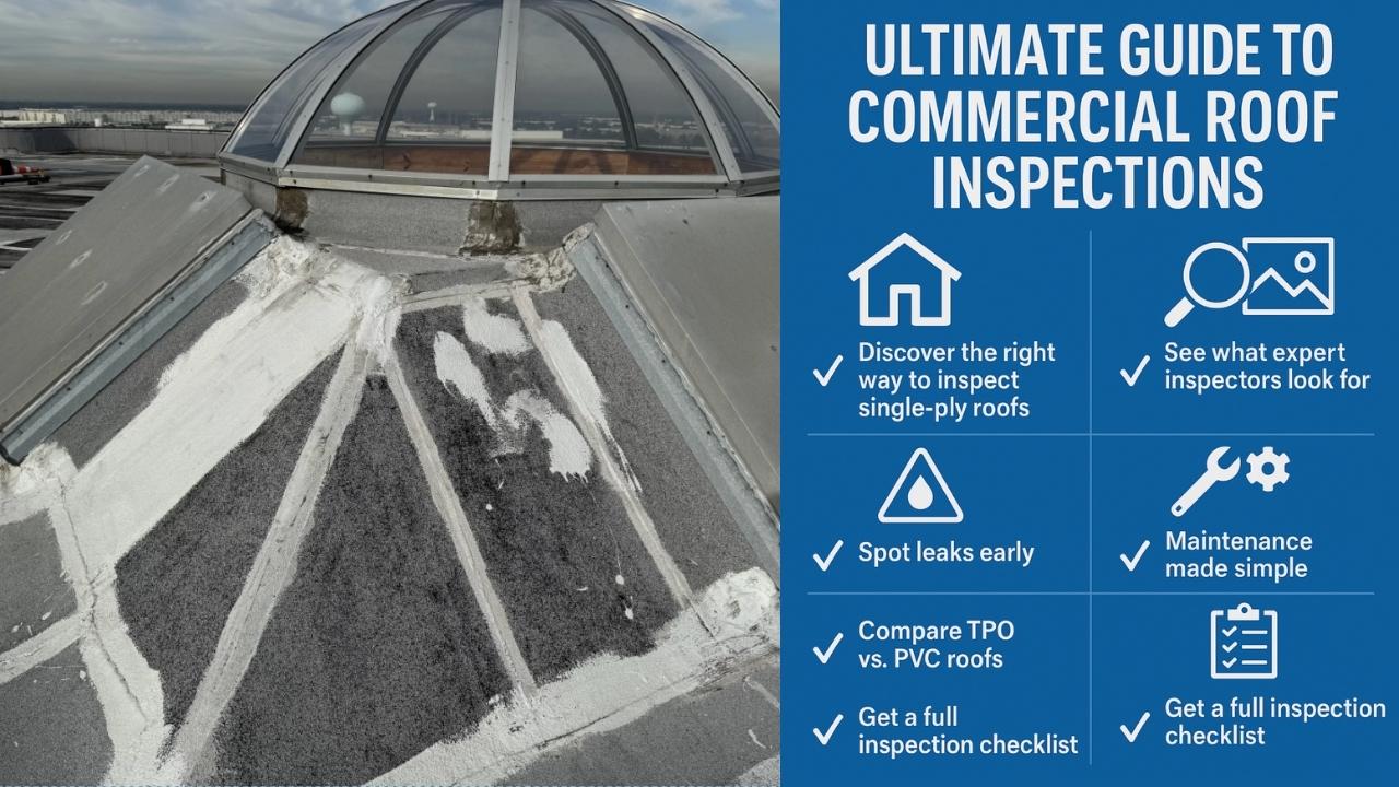 Ultimate Guide to Commercial Roof Inspections For Single Ply Roofs 3 Identifying Leak Areas with Precision