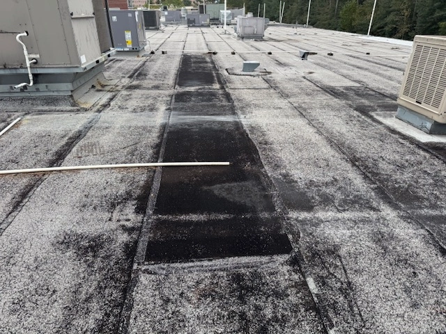 Modified bitumen roofing