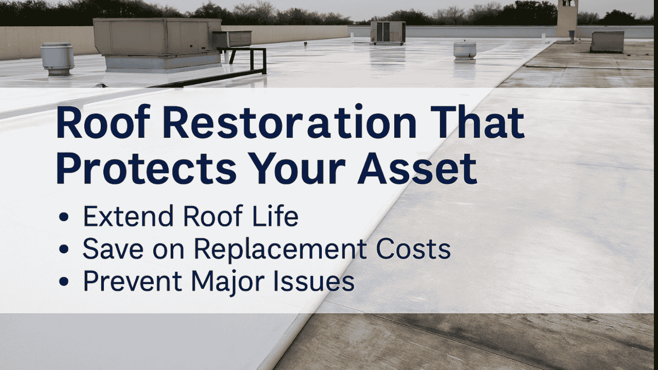 #1 Houston Commercial Metal Roofing Company 6 Roof Restoration: A Cost-Effective Solution (Commercial Roof Protection)