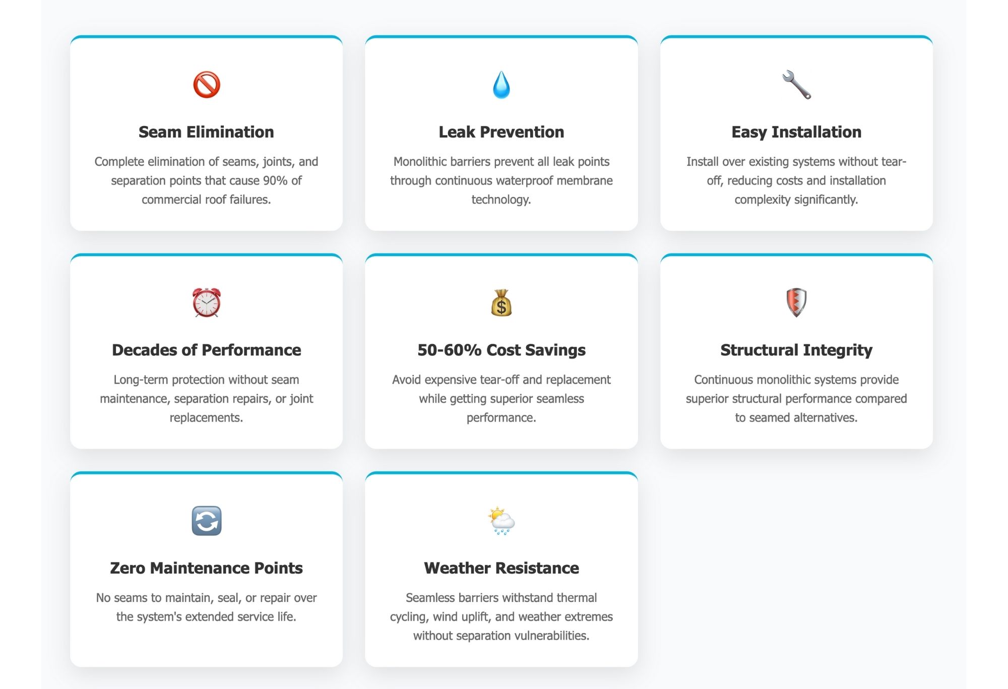 Seamless Roof Systems in Houston, TX 6 Seamless Roof System Benefits Commercial Roof Repair Solutions Houston TX
