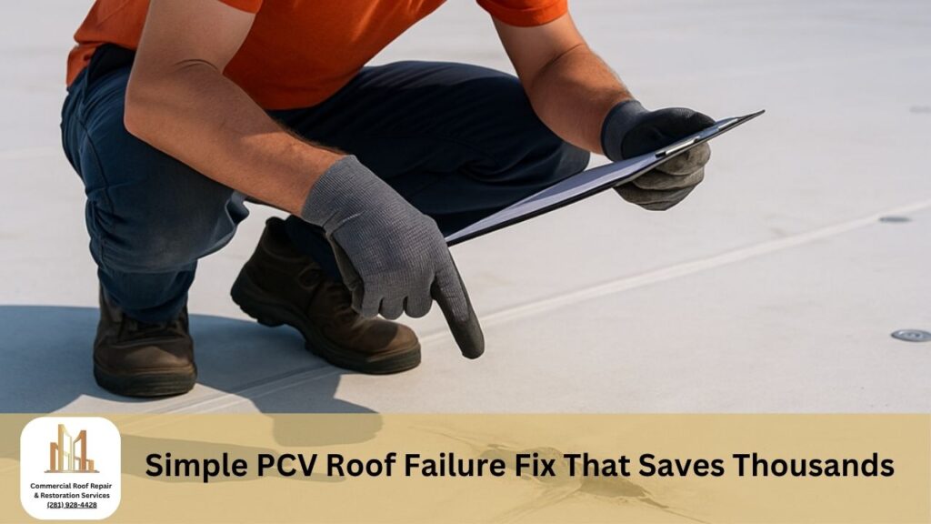 The Simple PCV Roof Failure Fix That Saves Thousands Commercial Roof Repair Solutions Houston, TX