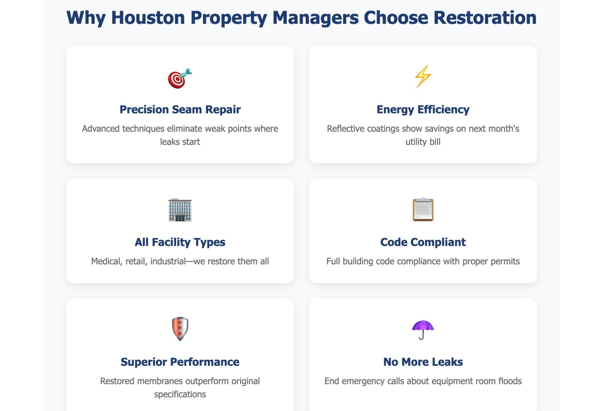 Professional Single-Ply Roofing In Houston, TX 5 Why houston chooses roof restoration over replacment