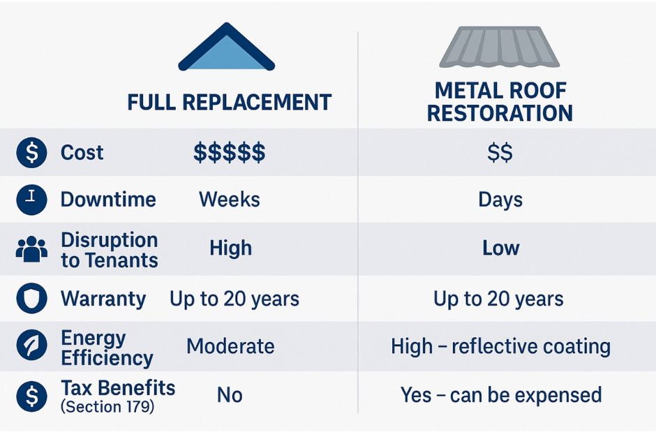 Commercial Roof Restoration in Houston, TX 6 Roof Restoration VS Replacement image Commercial Roof Repair Solutions